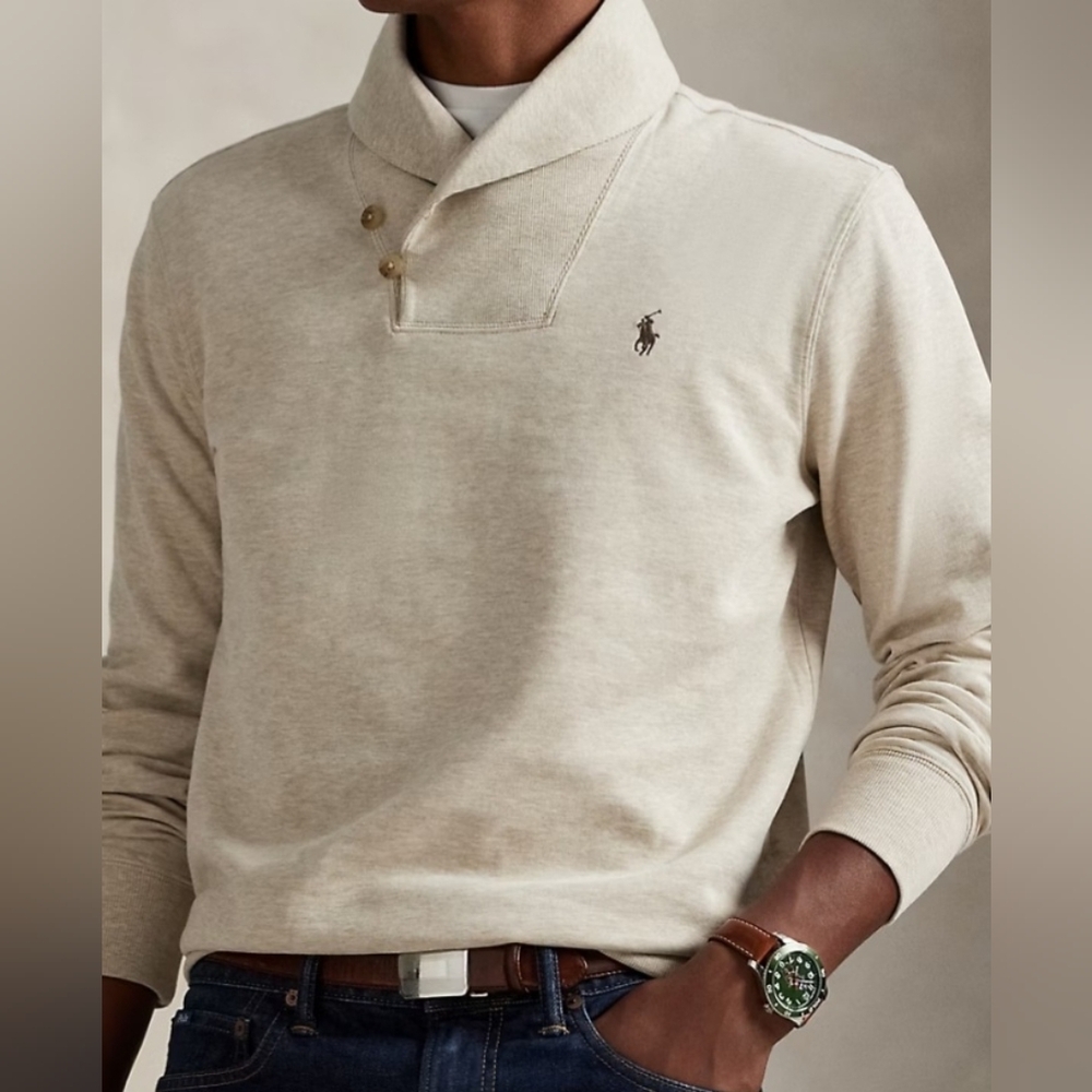 Luxury Jersey Shawl-Collar PulloverSave your WishlistPolo Ralph Lauren